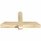 Ekena Millwork Eugene Rough Sawn Timber Gable Bracket, Douglas Fir, 36"W x 18"H x 4"D x 4"F, 12/12 Pitch GBW036X18X0404EUG00RDF - alternate 3